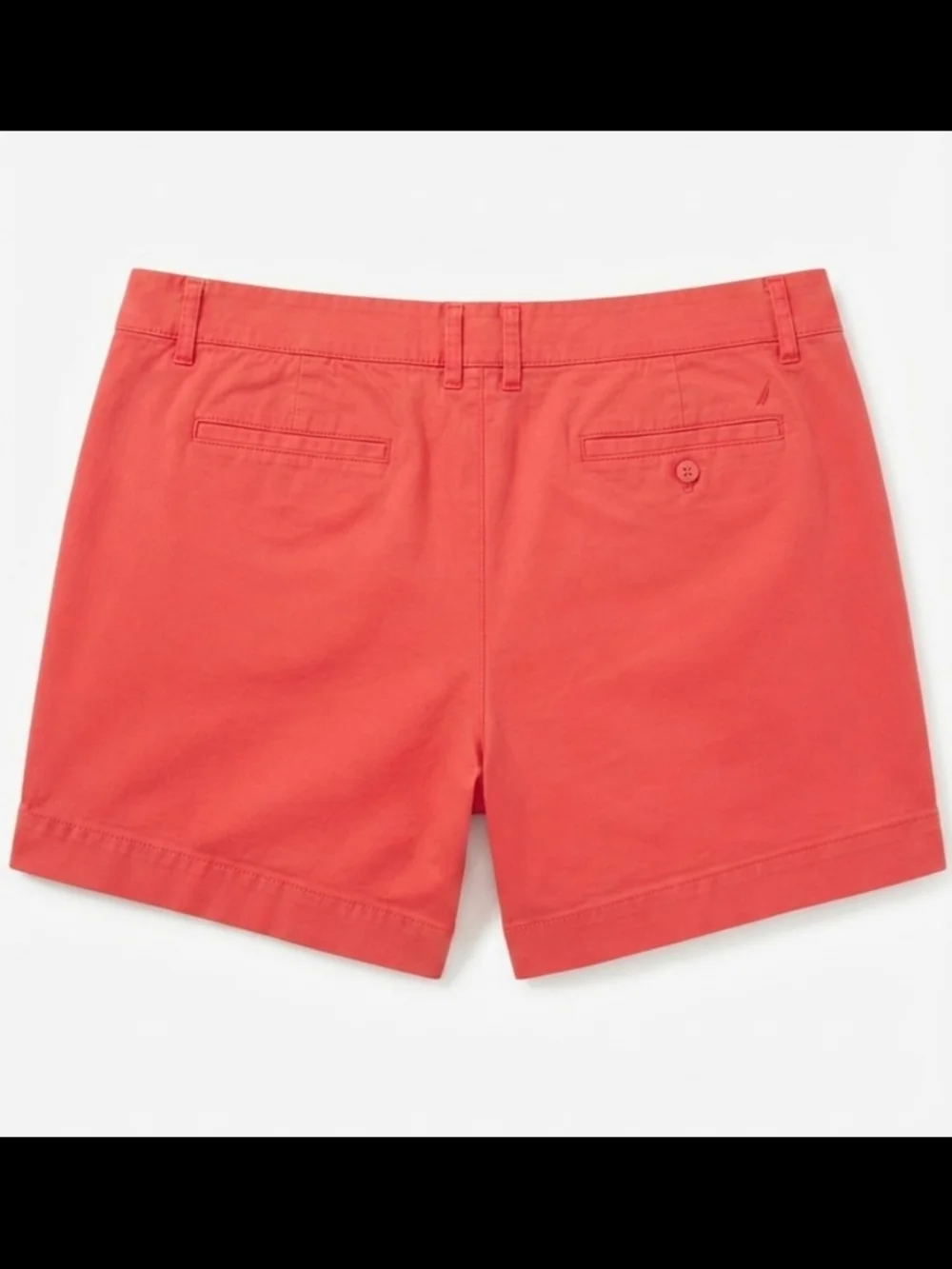 Nautica Women's Coral Roll-Hem Chino Shorts